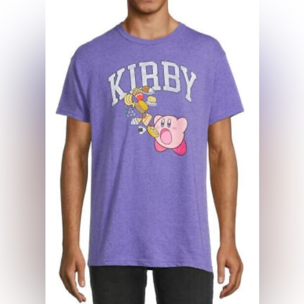 Nintendo "Kirby" Men's Puple Short Sleeve T-Shirt Size Medium